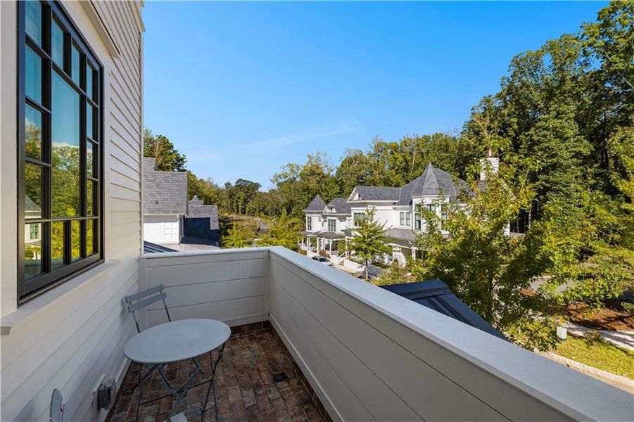 Exterior details and patio area of a home in , Chattahoochee Hills (Image 21).
