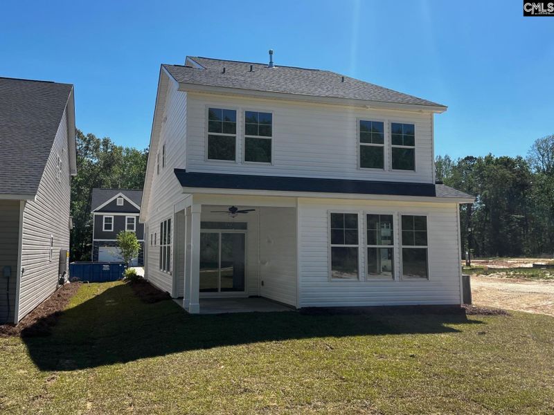 Exterior details and patio area of a home in Blythewood Farms, Blythewood (Image 3).