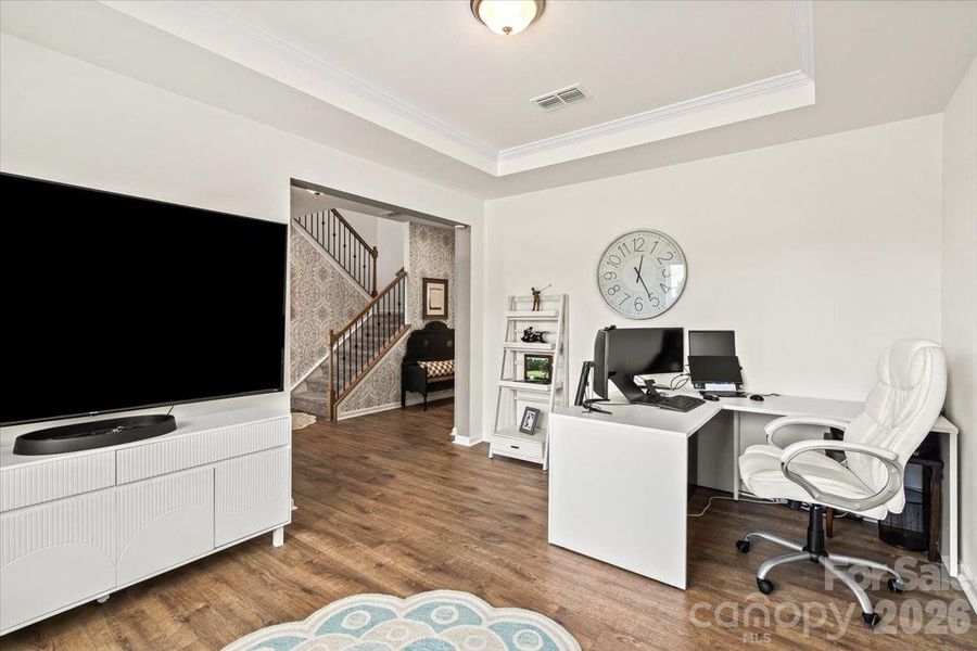 Furnished interior view inside a new home in Sanders Ridge, Troutman (Image 8).