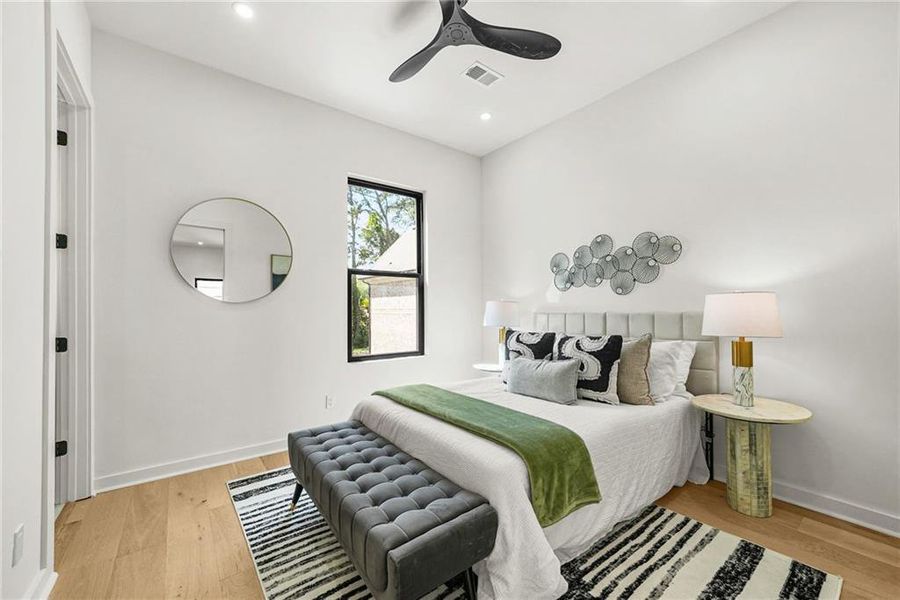 Furnished interior view inside a new home in , Atlanta (Image 70).