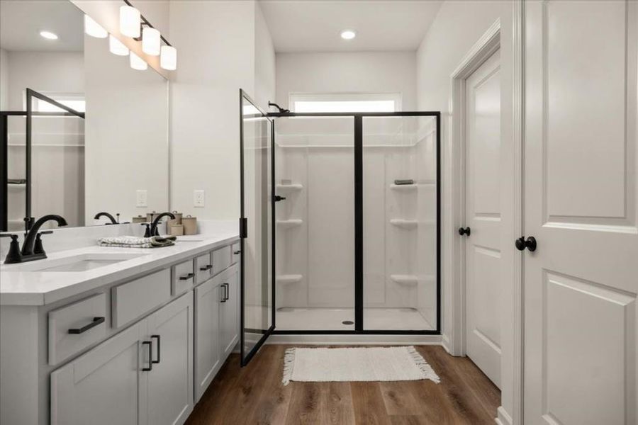 Furnished interior view inside a new home in , Cedartown (Image 7).