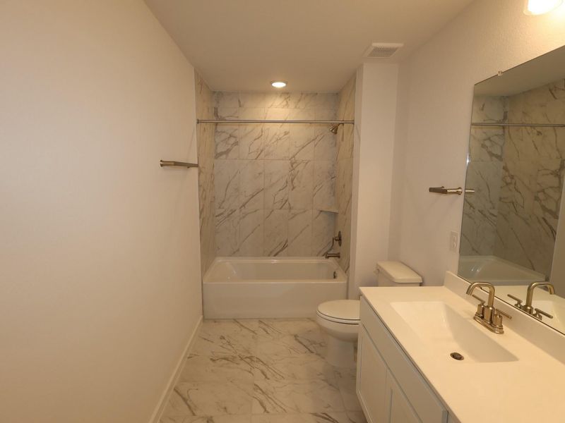 Furnished interior view inside a new home in Marvida, Cypress (Image 8).