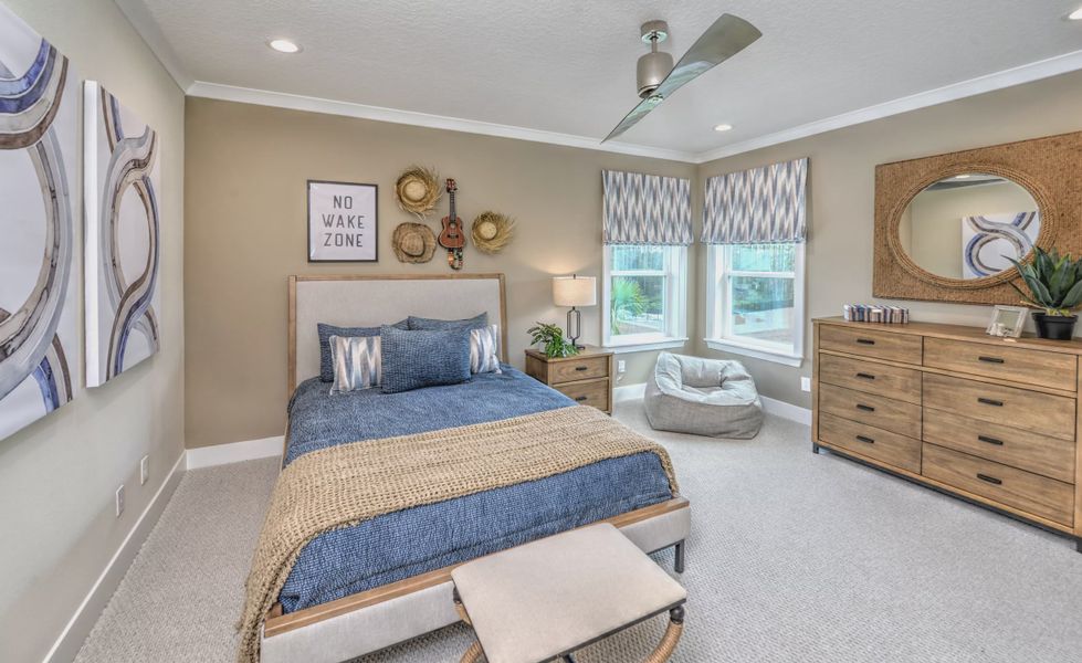 Furnished interior view inside a new home in Courtney Grove, St. Augustine (Image 49). Furnished interior view inside a new home in Courtney Grove, St. Augustine (Image 49).