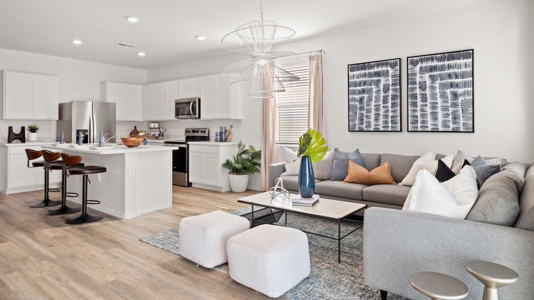 Furnished interior view inside a new home in Rio Rancho Estates, Wittmann (Image 12).