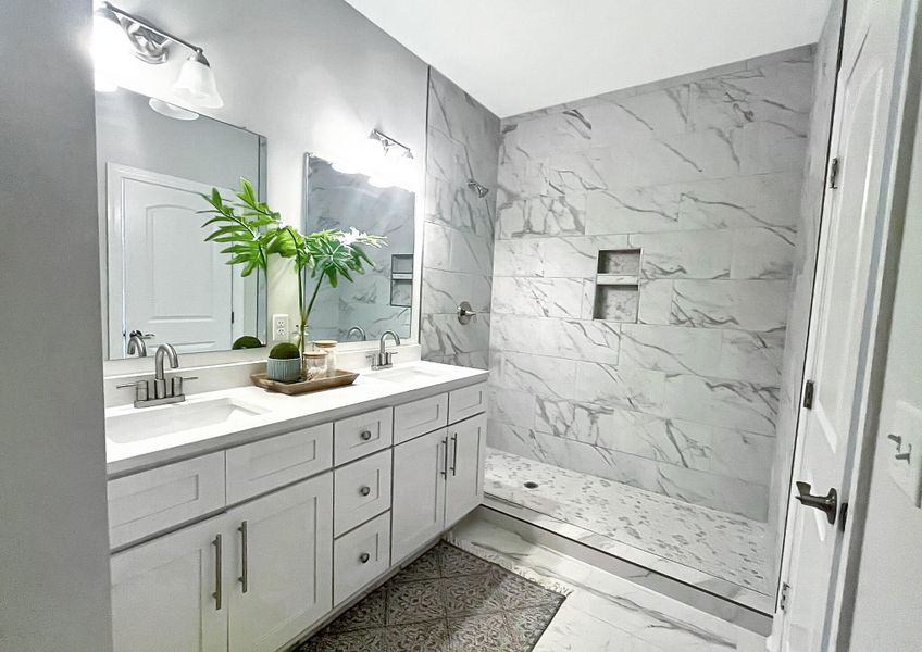 Furnished interior view inside a new home in , St. Stephen (Image 6).