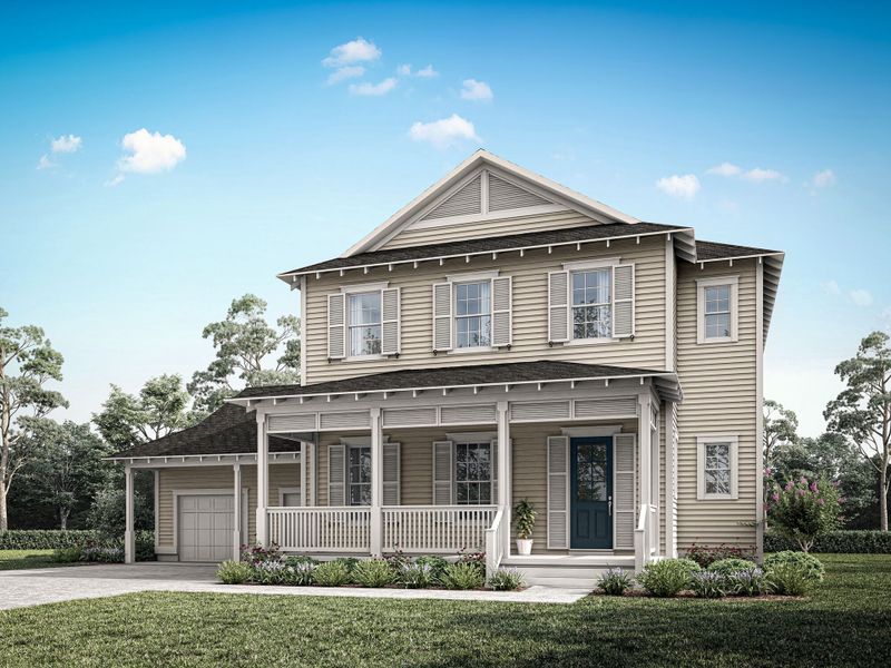 Representative exterior photo of a completed home built from the Santa Rosa by Mattamy Homes in Celebration - Island Village, Celebration, FL (Image 2).