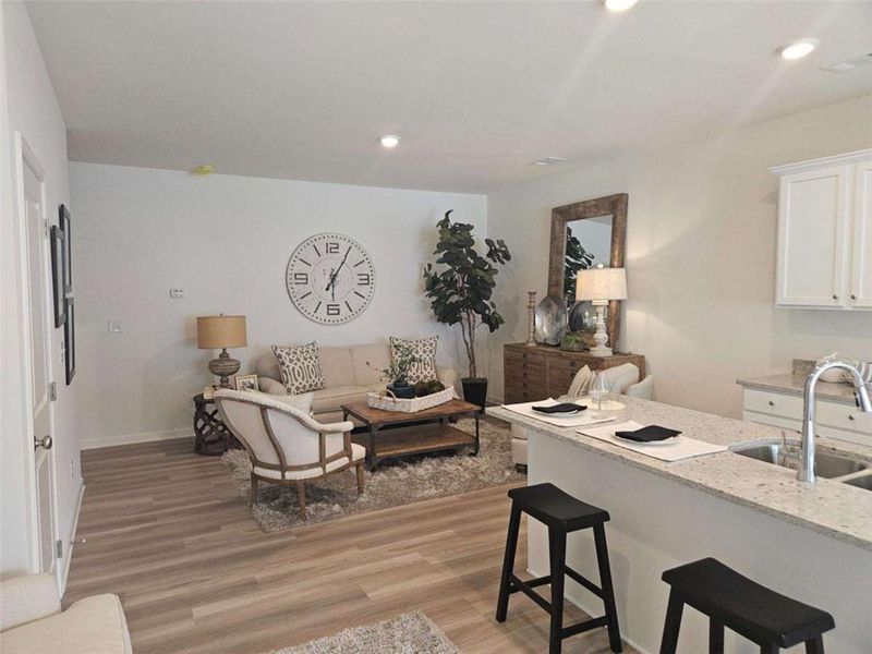 Furnished interior view inside a new home in , Conyers (Image 7). Furnished interior view inside a new home in , Conyers (Image 7).