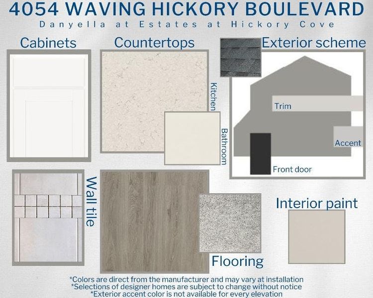 Danyella - Colors for this home Danyella - Colors for this home