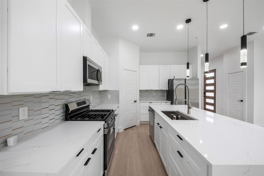 Furnished interior view inside a new home in , Houston (Image 8). Furnished interior view inside a new home in , Houston (Image 8).