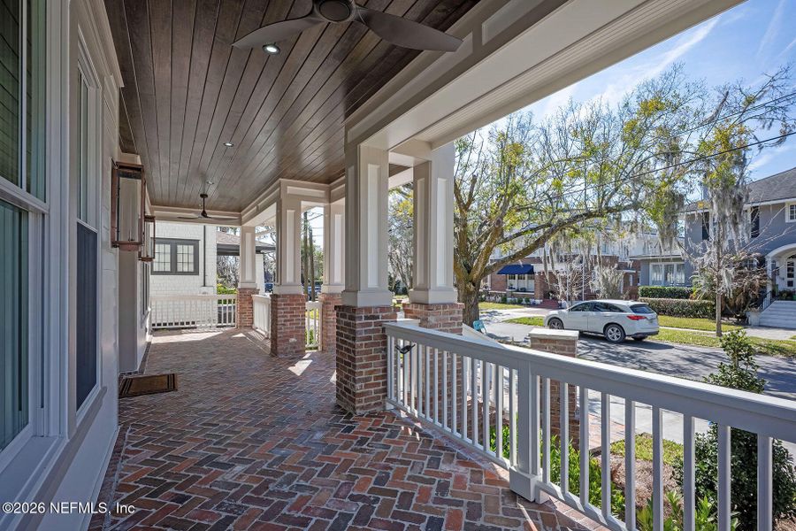 Exterior details and patio area of a home in , Jacksonville (Image 40).