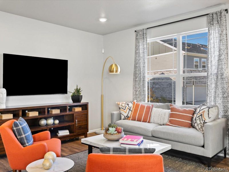 Furnished interior view inside a new home in , Aurora (Image 25).