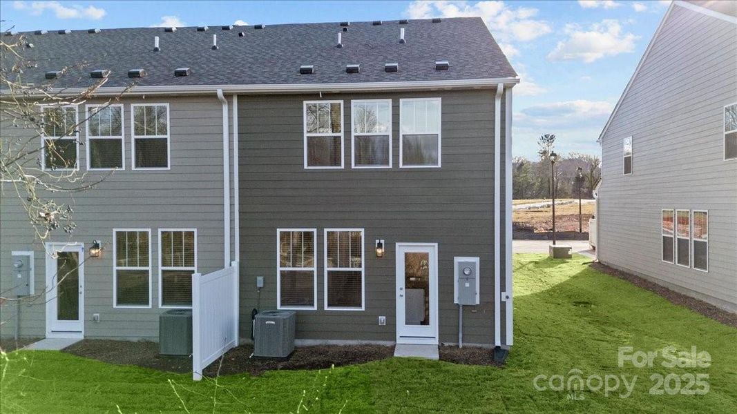 Exterior details and patio area of a home in Clayton Crossing, Arden (Image 3).