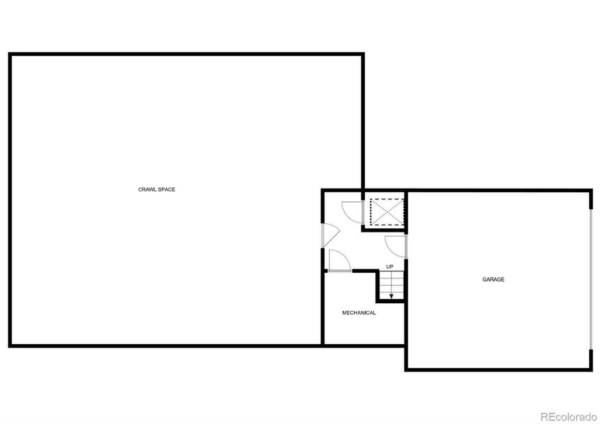 Lower level floor plan Lower level floor plan