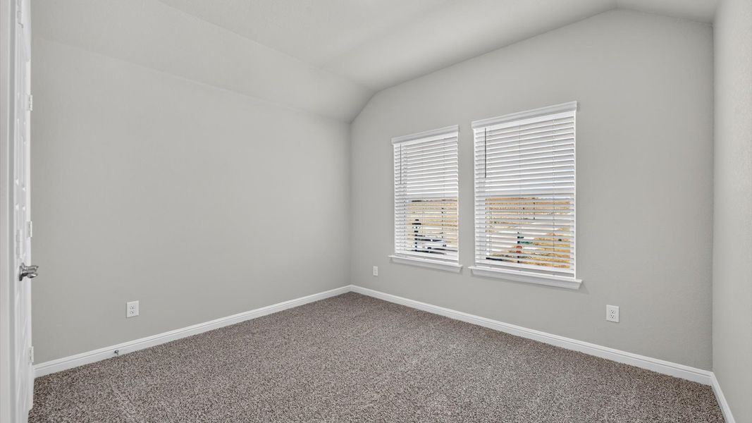 Representative unfurnished interior of a home built from the Juniper by D.R. Horton in Morningstar, Aledo (Image 32). Representative unfurnished interior of a home built from the Juniper by D.R. Horton in Morningstar, Aledo (Image 32).