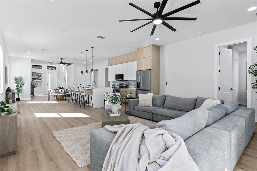 Furnished interior view inside a new home in , Tampa (Image 14).