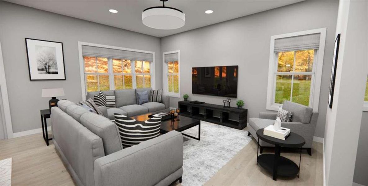 Furnished interior view inside a new home in , Carrollton (Image 29).