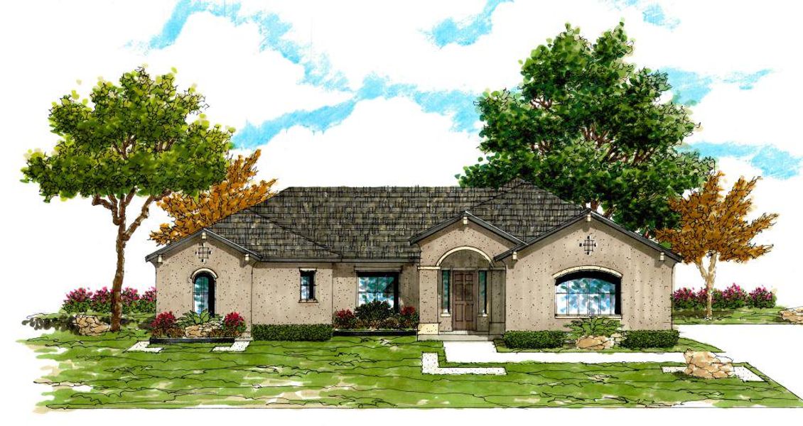 Representative rendering of the exterior for the 2308 by Texas Homes (Image 7).