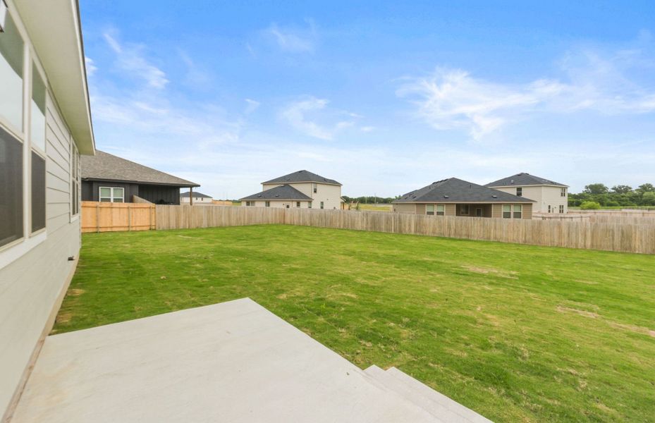 Exterior details and patio area of a home in County View, Temple (Image 25).