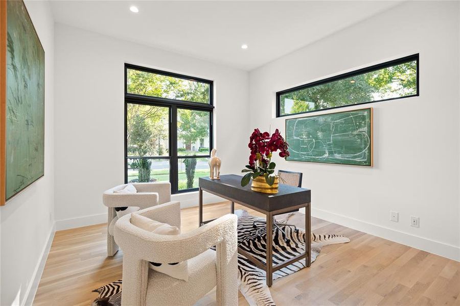 Furnished interior view inside a new home in , Dallas (Image 11). Furnished interior view inside a new home in , Dallas (Image 11).