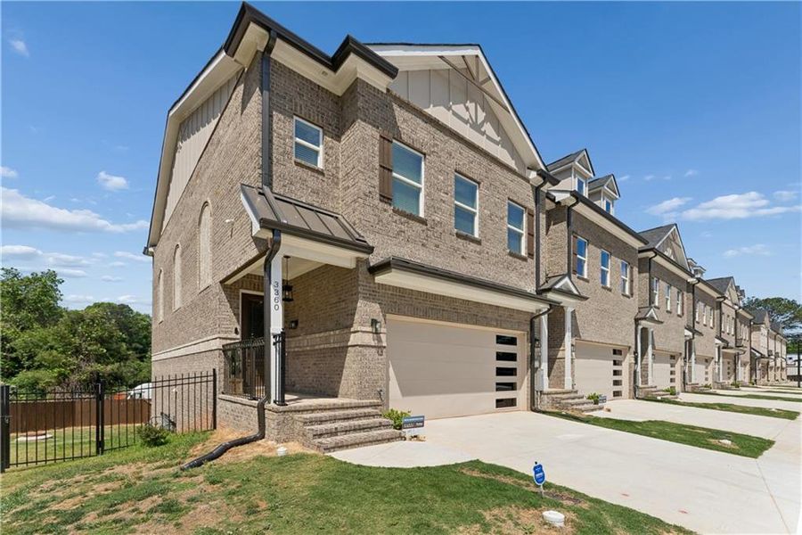 Front exterior of a new home in , Decatur, GA, highlighting curb appeal (Image 2).