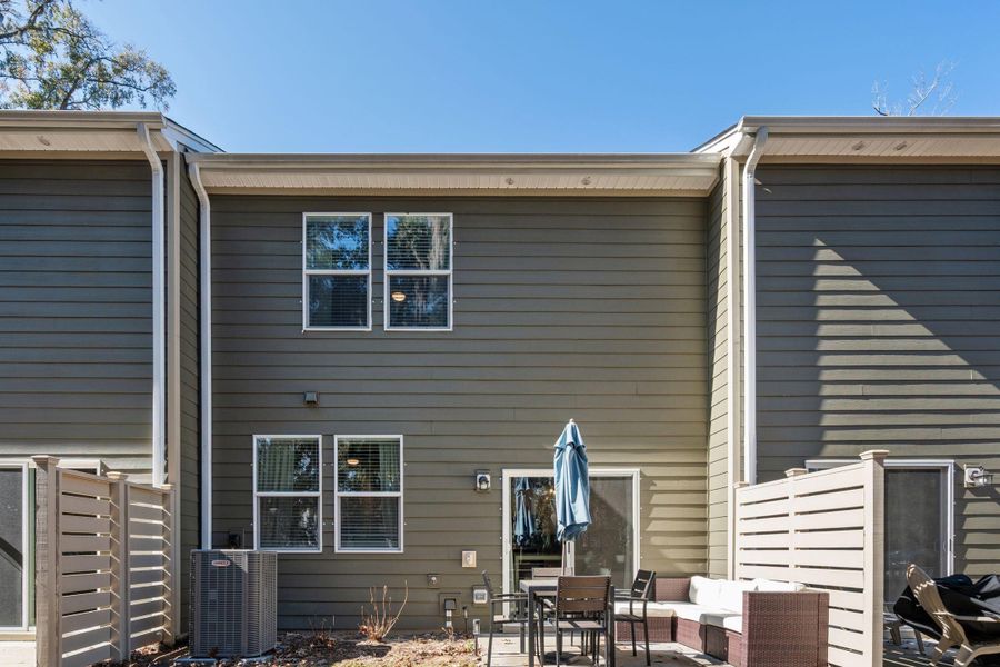 Exterior details and patio area of a home in , North Charleston (Image 33). Exterior details and patio area of a home in , North Charleston (Image 33).