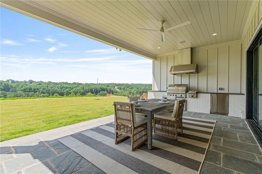 Front exterior of a new home in , Ball Ground, GA, highlighting curb appeal (Image 29).