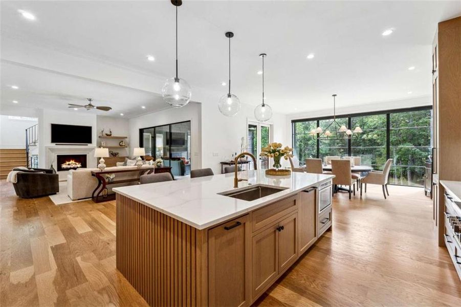 Furnished interior view inside a new home in , Roswell (Image 27).