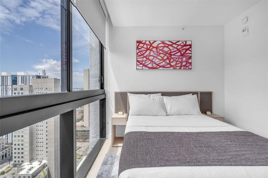 Furnished interior view inside a new home in , Miami (Image 16).