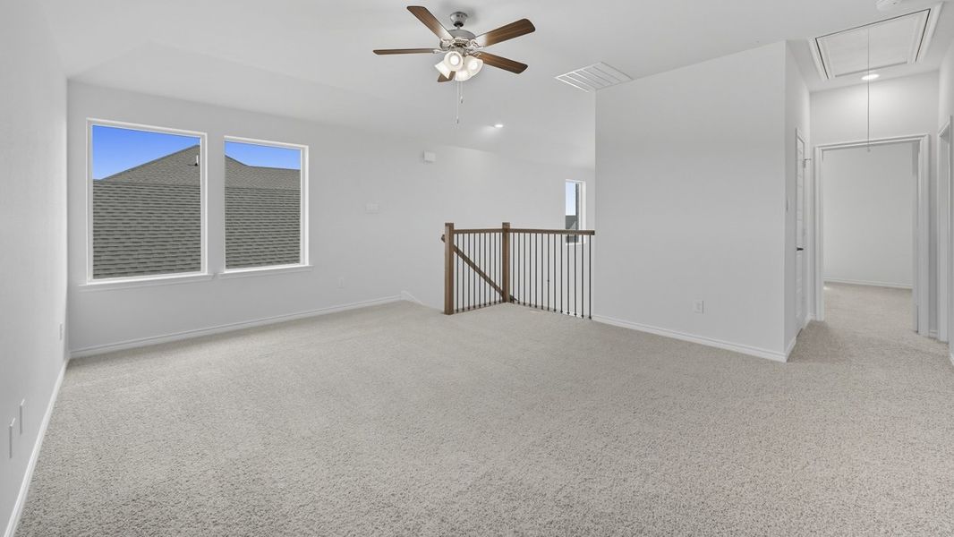 Representative unfurnished interior of a home built from the Tanzanite by D.R. Horton in Silverado, Aubrey (Image 14).