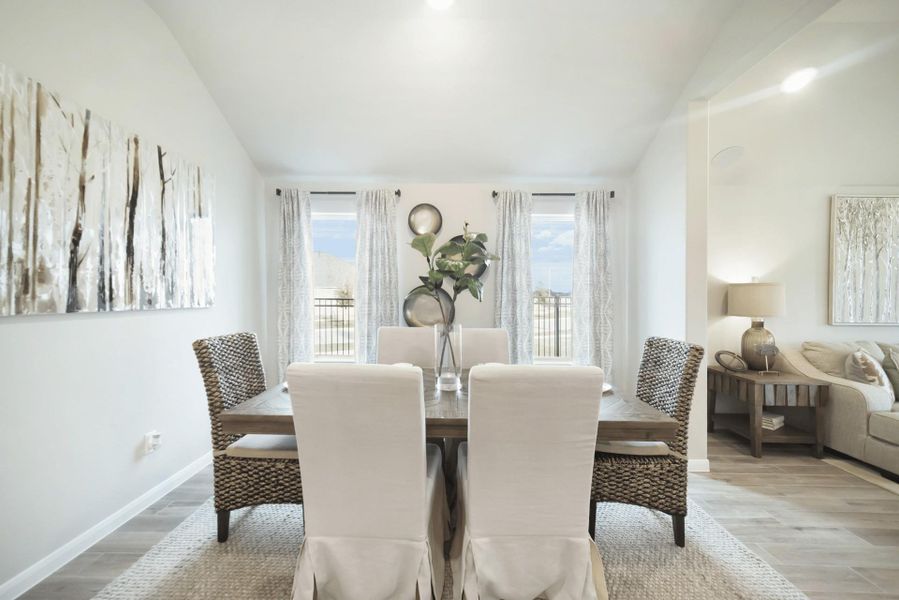 Furnished interior view inside a new home in Arabella on the Prairie, Richmond (Image 7).