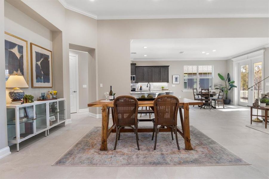 Furnished interior view inside a new home in Lake James, Lakeland (Image 36).