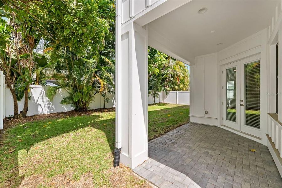 Exterior details and patio area of a home in , Tampa (Image 2). Exterior details and patio area of a home in , Tampa (Image 2).