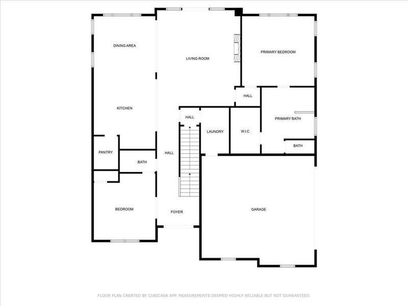 2D floor plan layout of this home in , Rome, GA (Image 4).