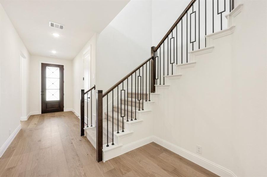 Spacious, unfurnished interior of a new home in Windsong Ranch Classic 61, Prosper (Image 23). Spacious, unfurnished interior of a new home in Windsong Ranch Classic 61, Prosper (Image 23).