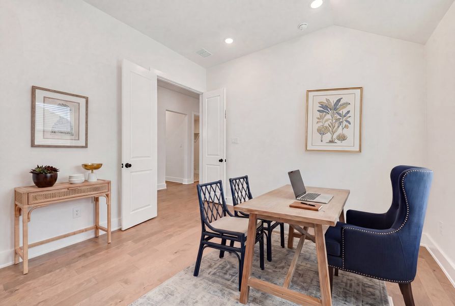 Furnished interior view inside a new home in Tavolo Park, Fort Worth (Image 17).