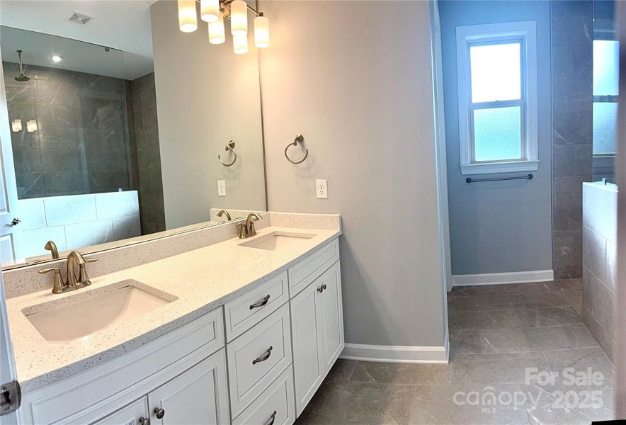 Double Vanity in Owner's Bath