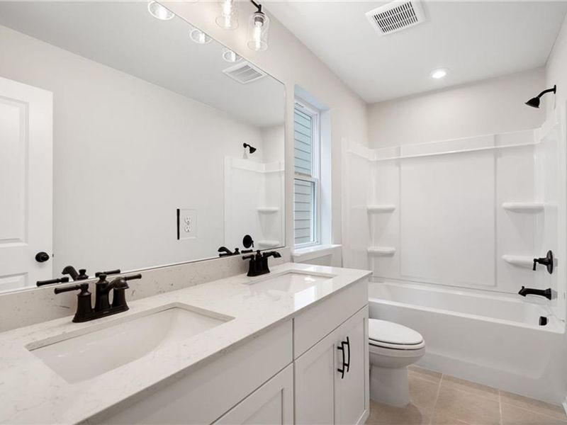 Furnished interior view inside a new home in The Village at Shallowford, Kennesaw (Image 10).
