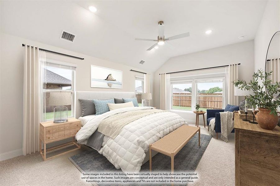 Furnished interior view inside a new home in Terracina, Rockwall (Image 12).