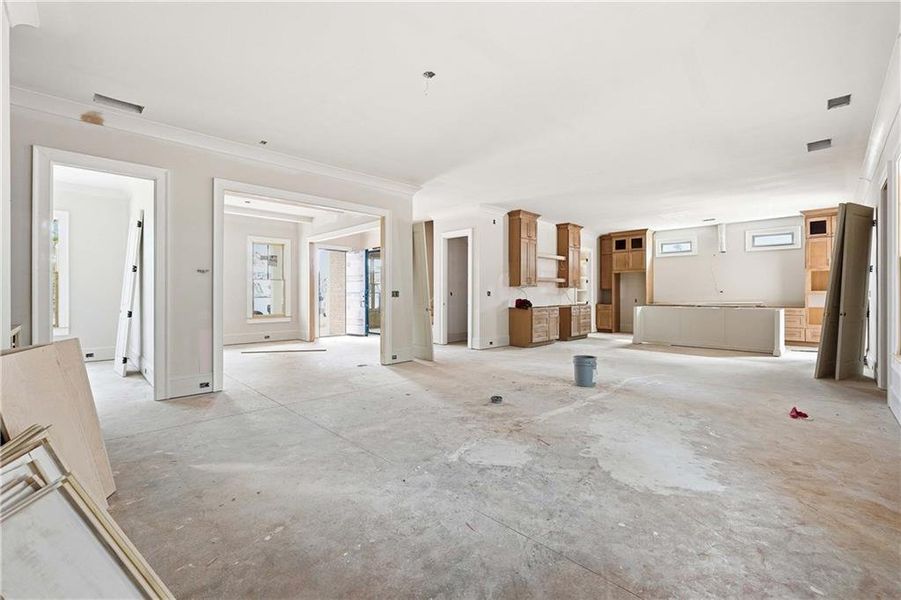 In-progress construction of a new home in , Marietta, GA (Image 7).