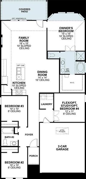 2D floor plan layout of this home in Forest Park, Princeton, TX (Image 5). 2D floor plan layout of this home in Forest Park, Princeton, TX (Image 5).