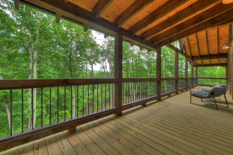 Exterior details and patio area of a home in , Blue Ridge (Image 15).