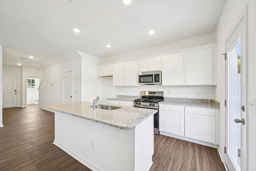 Furnished interior view inside a new home in Towns at The Point, Rolesville (Image 4).