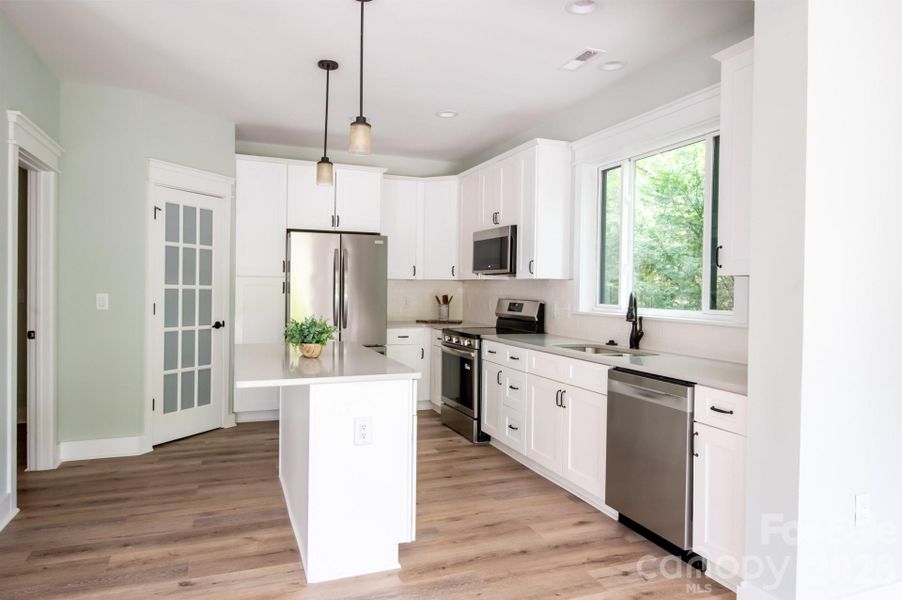 Furnished interior view inside a new home in , Hendersonville (Image 10).