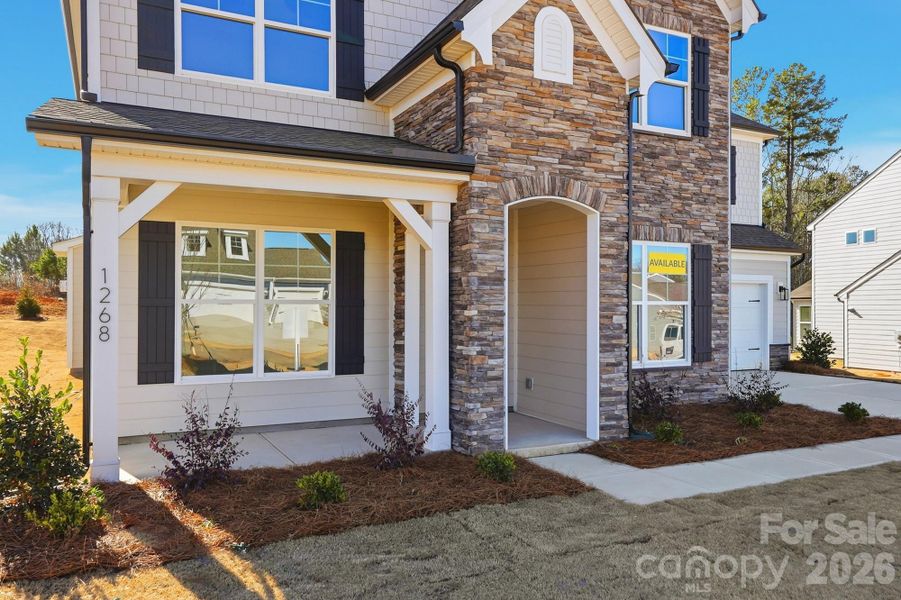 Exterior details and patio area of a home in Carrington, Stanley (Image 4).