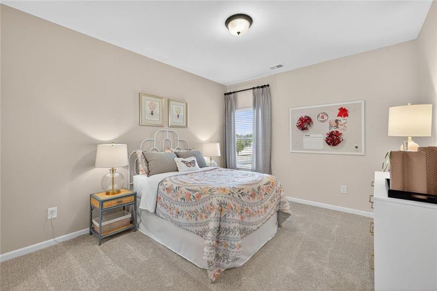 Furnished interior view inside a new home in Allen Manor, Hoschton (Image 46).