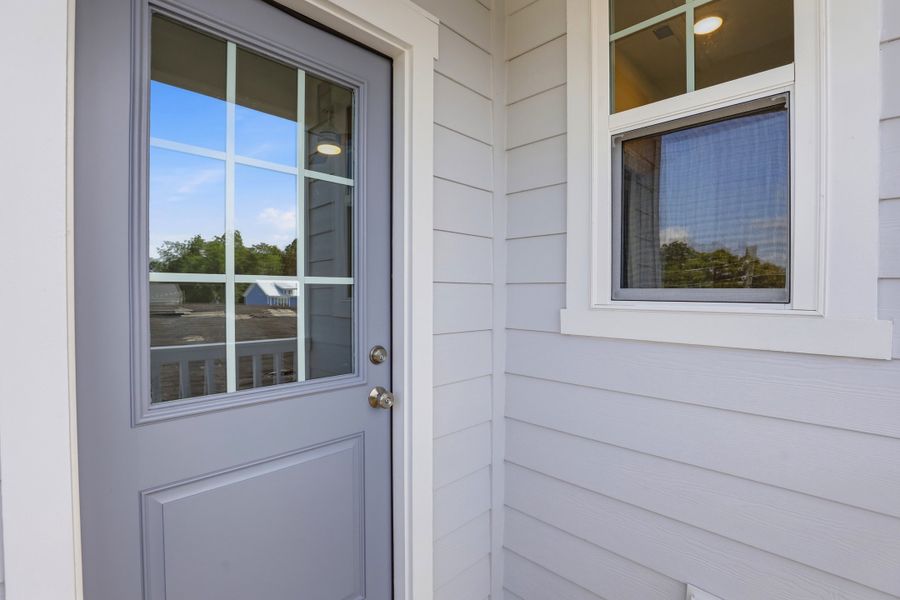 Representative exterior details of a home built from the The Lofton by RobuckHomes in Downtown Wilmington Collective, Wilmington (Image 34).