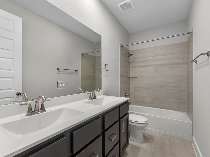 Furnished interior view inside a new home in Pecan Ridge, Fulshear (Image 11).