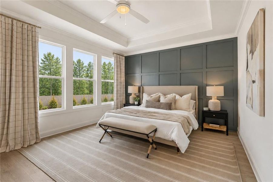 Furnished interior view inside a new home in , Canton (Image 7).