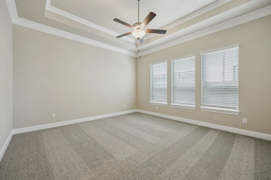 Representative unfurnished interior of a home built from the Normandy by Chesmar Homes in Karis, Crowley (Image 12). Representative unfurnished interior of a home built from the Normandy by Chesmar Homes in Karis, Crowley (Image 12).