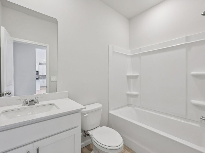 Furnished interior view inside a new home in Parkside at Grayson, Grayson (Image 10).
